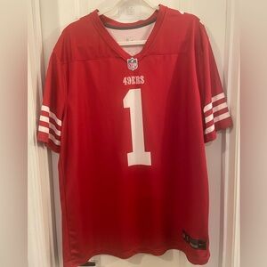NFL 49ers Red Jersey Samuel Sr